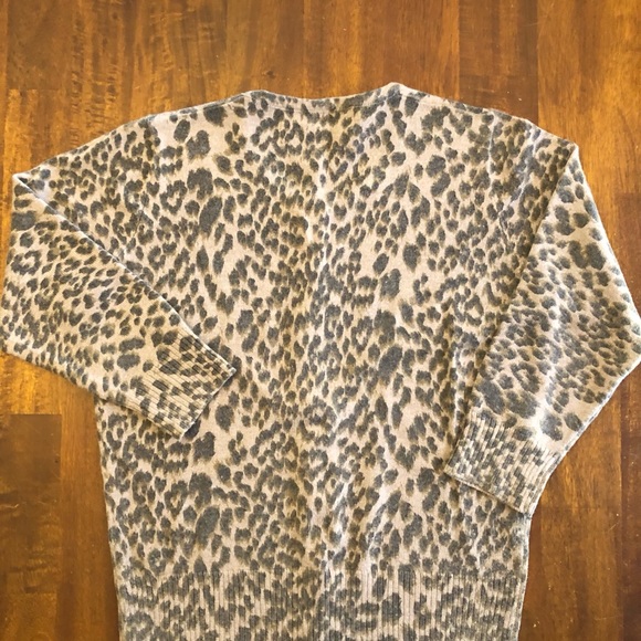 Leopard Print Cardigan - small - Picture 10 of 10